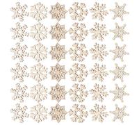 200 Pièces Pendentif Flocon De Neige Robuste De Haute Qualité Durable Prime Pendentif De Noël Flocon De Neige Ornement Flocon De Neige Pendentif Pour La Maison Chris