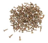 200 Pièces Vis Autoperceuse 4mm en Fer Galvanisé, Tête Fraisée | Antirouille, pour Fibreboard et Drywall, Finition Or, Vis de Remplacement, Lot Pratique
