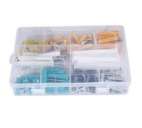 200 pièces vis autotaraudeuses robustes et bouchons de tuyau d'ancrage mural en plastique avec boîte pour montage mural bricolage en acier inoxydable 5 couleurs plusieurs tailles