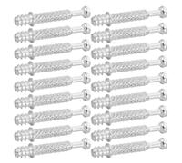 200 Pièces Vis de Verrouillage à Came 40mm en Alliage de Zinc | Connexion, Structure Cannelée Type Ananas, Assemblage D’armoire, sans Préperçage
