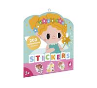 200 Stickers En Planches - Les Fées Multicolore TU