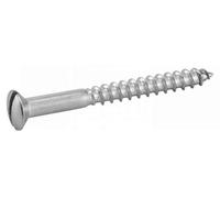 200 Vis à Bois Tête Fraisée Bombée Fendue 6 x 40 mm - DIN 95 - NFE25-605 - UNI 703 - Inox A4 - D-Work