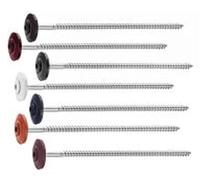 200 Vis à Bois Tête Fraisée Bombée Six Lobes + Rondelle Epdm D. 20 4.5 x 80 mm - Type DIN 7995 - Inox A2 - D-Work