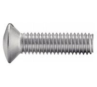 200 Vis à Métaux Tête Fraisée Bombée Fendue 5 x 80 mm - DIN 964 - ISO 2010 - NFE25-124 - UNI 6110 - Inox A2 - D-Work