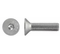 200 Vis à Métaux Tête Fraisée Six Pans Creux 5 x 80 mm - ISO 10642 - DIN 7991 - Inox A2 - D-Work