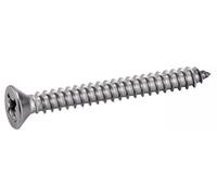 200 Vis à Tôle Tête Fraisée Pozidriv 5.5 x 45 mm - DIN 7982 - ISO 7050 - NFE25-656 - UNI 6955 - Inox A4 - D-Work