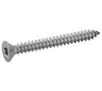 200 Vis à Tôle Tête Fraisée Six Lobes 6.3 x 25 mm - ISO 14586 - DIN 7982 - Inox A4 - D-Work