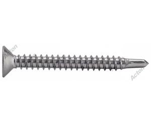 200 vis auto perceuses inox A2 tête fraisée carrée - ACTON - 624334.8X50
