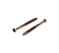 200 VIS DE TERRASSE INOX A2 BRUNI AUTOFOREUSE TETE DECORATIVE TORX 25 de Ø 5 X 60