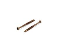 200 vis de terrasse inox a2 bruni autoforeuse tete decorative torx 25 de ø 5 x 80 -