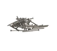 200 vis plancher à tête fraisée argent TX avec embout Tongue-Tite 3,5 x 49mm