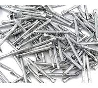 200 x Pointe Acier Trempé Zingué Clou Tête Fraisée Corps Strié 2.7 x 30