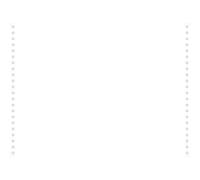 "2000 feuilles de listing blanc 380x11"" 1pli Bandes Caroll Détachables 70g" - Blanc