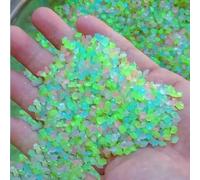 2000 galets lumineux de 3 à 5 mm, phosphorescents, pour la décoration de la maison, du jardin, des allées et des aquariums. Couleurs disponibles.