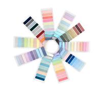 2000 Pièces Post it Marque Page,6 Styles Postite pour Livre Marque Page Adhesif, Post It Transparent Livre, Marque Page Autocollant