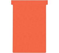 [2004003] Nobo Paquet de 100 Fiches T pour Planning Indice 4 Rouge