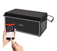 200Ah 12V Lifepo 4 batterie au lithium | Batterie avec BMS, Bluetooth