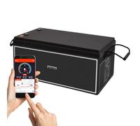 200Ah 12V Lifepo 4 batterie au lithium | Batterie avec BMS, Bluetooth