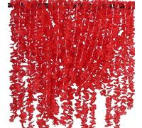 200cm Vigne de glycine artificielle, fleurs de glycine en soie suspendues, couronne d'hortensia artificielle, convient pour la décoration intérieure et extérieure, centre de table de mariage, décorati