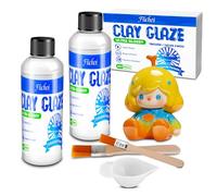 200ml Vernis Argile Autodurcissante, Vernis pour Argile Autodurcissante | Transparent Imperméable Résistant aux Rayures Brillant - Compatible avec Peinture Acrylique, Céramique, Bois & Plâtre