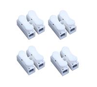 200PCS CH2 Spring Quick Wire Connector Cable Clamp Terminal Block Connector pour LED Strip Light