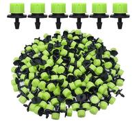 200pcs Goutteurs Réglables 8 Trous pour arrosage goutte à goutte, Goutte à Goutte Dripper Micro en Plastique pour Egouttement, Tête de Gicleurs D'irrigation pour Parterres de Fleurs