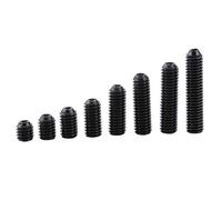 200pcs M3 Assortiment Vis sans Tête Hexagonal Noir en Acier au Carbone Niveau 12.9 3/4/5/6/8/10/12/14mm