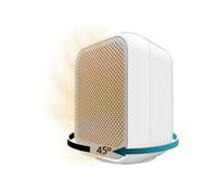 Cecotec Chauffage en Céramique de Table ReadyWarm 1500 Max Ceramic Rotate Blanc, 1500 W, Oscillation, Thermostat Réglable et 3 Modes de Fonctionnement, Zone de Couverture de 15m2