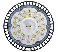200W Eclairage LED Garage, 20000LM 6500K UFO Éclairage Plafonnier Lampe avec Chaine, Blanc Froid Projecteur LED Intérieur, IP65 Étanche Lumiere de Plafond pour Garage, Entrepôt, Gymnase