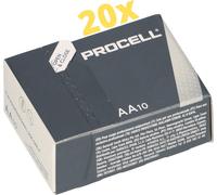 200x Duracell Procell MN1500 Mignon AA LR6 Batterie