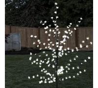 200x LED Déco Arbre Fleurs de Cerisier Terrasse Extérieur Eclairage Jardin Lampe Debout