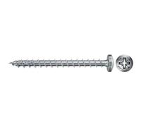 200x Power-fast Ii Fpf Ii Pzf 5 X 25 Mm Bc Pan Head Avec Empreinte Cruciforme Pz Filetage Complet électrozingué Bleu Passivé - 670444 - Fischer