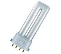 [20174] OSRAM Lampe fluorescente compact DULUX S/E 9 watts /840 Culot 2G7 600...
