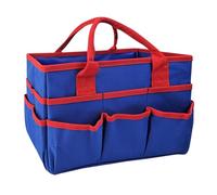 2023 pour enseignant amélioré 5 pochettes supplémentaires Intérieur spacieux Polyster permanent Planificateur d ' outils de jardin pliable pour équipement de jardinage en télétravail Polyster