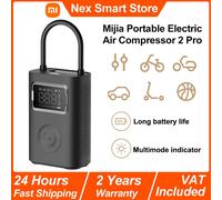 2024 Xiaomi Mijia Compresseur d'air électrique portable 2 Pro, pompe à air de détection de pression des pneus, gonfleur électrique portable multi-outils