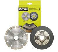 202444 RYOBI Kit de ponçage 6 pièces 115 mm