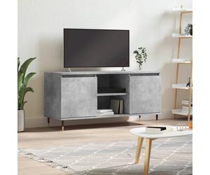 2025 Armoire TV moderne gris béton 104x35x50 cm Bois composite - Armoires TV,Design 5527188 1parcel