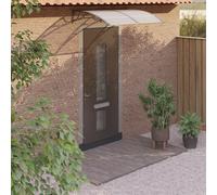 2025 Auvent de porte moderne Gris 150x100 cm Polycarbonate - Auvents,Design 6600278 1parcel