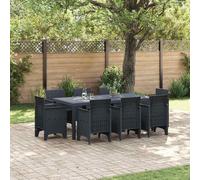2025 cloris Ensemble de meubles de jardin Balcon Ensemble de meubles de jardin Salle à manger 9 pcs Anthracite Polt Rotin - Ensemble de meubles de jardin Sale1415855 3parcel