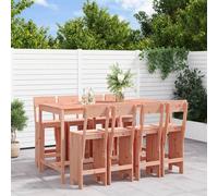 2025 cloris Meuble de jardin ensemble de meubles de balcon ensemble de 9 pièces de bar de jardin en bois massif de douglas - ensembles de meubles de jardin Sale4960275 5parcel
