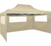 2025 cloris Tente pliante avec 3 parties latérales 3x4,5 m Crème - Pavillons & Tentes de réception Sale9421190 1parcel