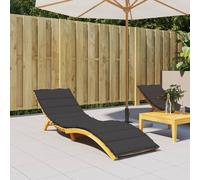 2025 Housse de bain de soleil moderne Noir 200x60x3 cm Tissu Oxford - Housses pour meubles de jardin,Design 7170165 1parcel