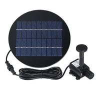 2025 - Kit de fontaine à panneau solaire, pompe à eau submersible sans balais à énergie solaire pour bain, bassin à oiseaux, garde-corps