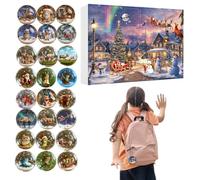 2025 Ornements D'Animaux Pour L'Avent De Noël Décorations Festives | Pendentifs D Arbre De Noël Animaux Pour L Avent Pour Maison Fêtes Mur Fenêtre Porte