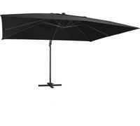 2025 Parasol moderne avec lampes LED et mât en aluminium 400x300 cm noir - Parasols,Design 9673908 1parcel