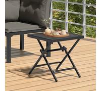 2025 Table de jardin moderne pliante Anthracite 38x38x38 cm Grille acier - Tables de jardin,Design 2613022 1parcel