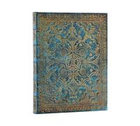 2026 Azure (Equinoxe) Ultra 12-month Day-at-a-Time Hardcover Flexi Dayplanner 2026 (Elastic Band Closure)