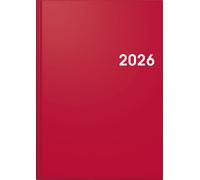 2026 Brunnen Calendrier livre 795 A5 rouge