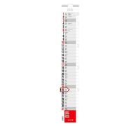 2026 Calendrier à bandes Brunnen 130×830 mm