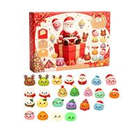 2026 Calendrier de l'Avent Squishy 24 Mini Dumpling Jouets Fidget，A | 24 Jours Compte à Rebours,Calendrier Dumpling Squishy,Surprises Cadeau De Noël pour Enfants,Décoration de Fête
